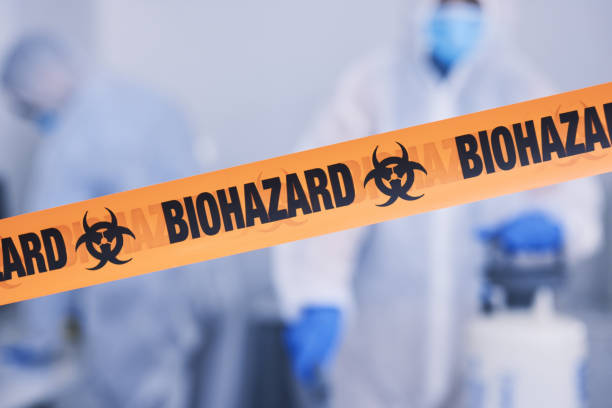 Professional Blood Cleanup technician working in Godley, TX